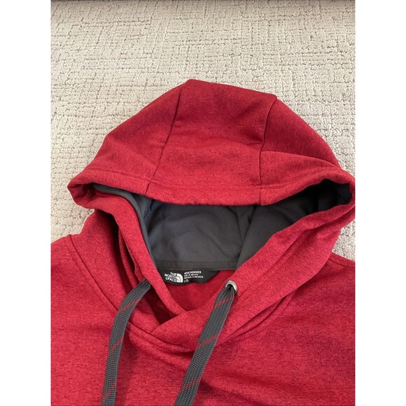The North Face Hoodie Sweatshirt Mens Large Red Graphic Fleece Pullover Outdoor. - Picture 8 of 11
